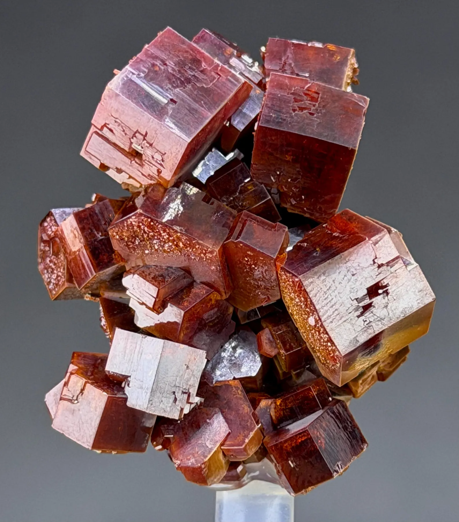 Vanadinite crystals from Mibladen, Morocco